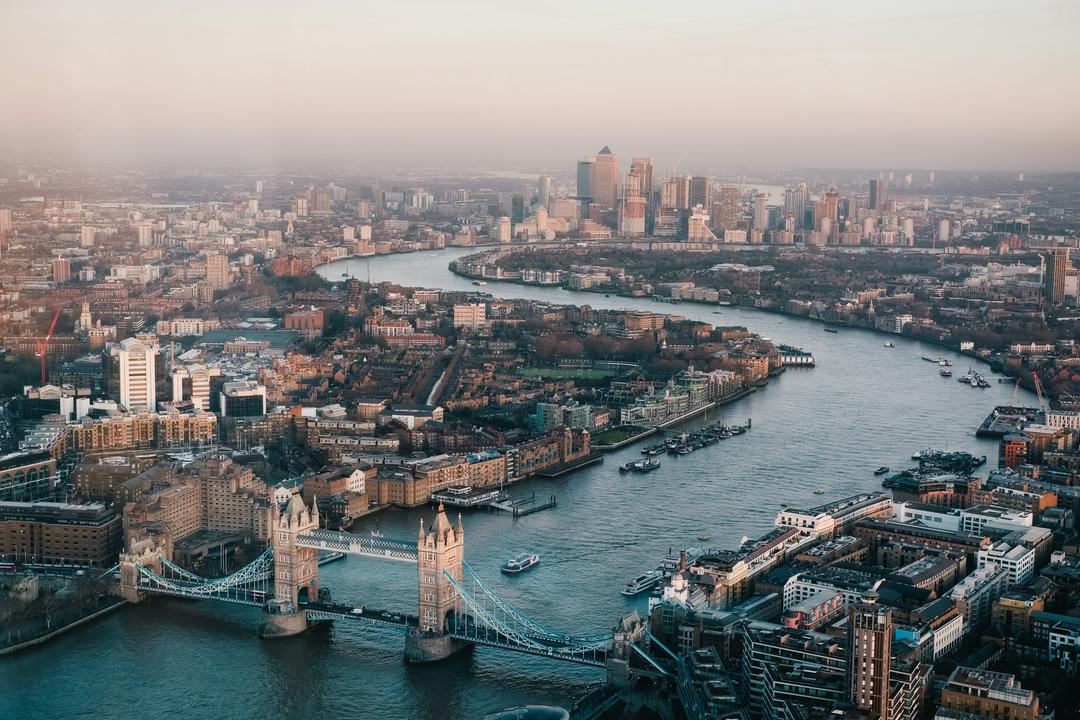 aerial photography of London skyline during daytime